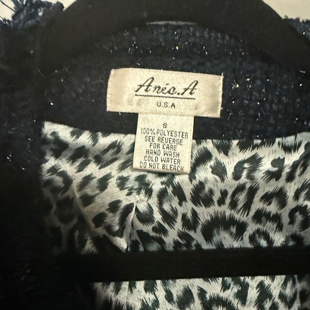 Navy Tweed Jacket - image 4